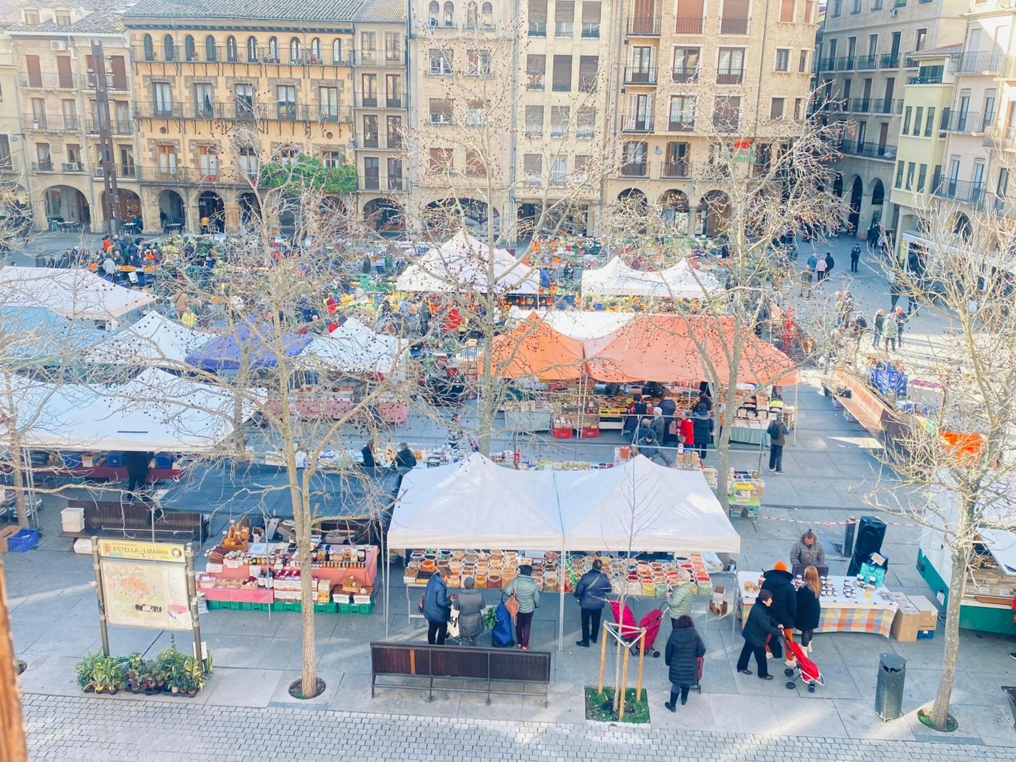 Mirador A La Plaza Appartement Estella Buitenkant foto